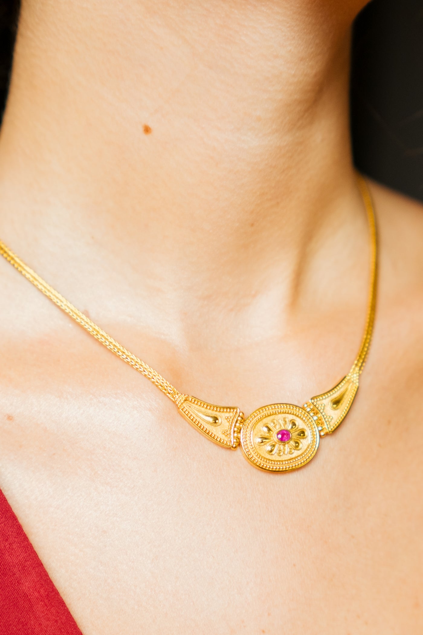 Κολιέ με μενταγιόν TROULIS Aurelia