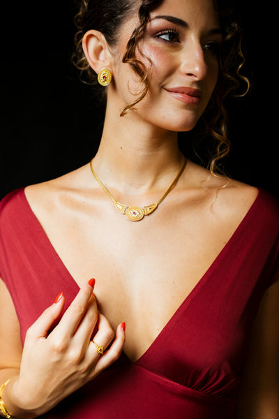 Κολιέ με μενταγιόν TROULIS Aurelia